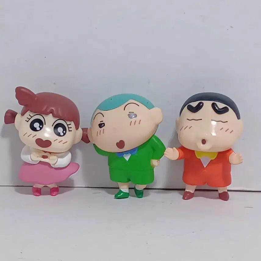 [BUNJANG] Crayon Shin-chan Figures (Shin-chan, Hoon-yi, Yuri) Set of 3 / 짱구는 못말려 피규어 3종 (짱구,훈이,유리)