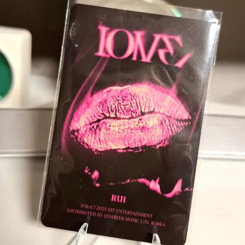 [BUNJANG] XLOVE Rui Photocard I ONE_1&amp;only / 엑스러브 루이 포토카트 XLOVE I ONE_1&amp;only