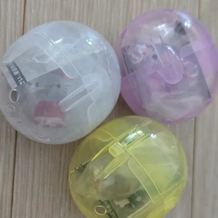 [BUNJANG] Sanrio Crystal Mascots Set of 3 (Kitty, Kuromi, Pompompurin) / 산리오 크리스탈 메지루시 3종세트(키티,쿠로미,폼폼푸린)