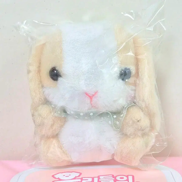 [BUNJANG] Amuse Poteusa Beige Pinknose Ropyeong Plush Keychain / 어뮤즈 아뮤즈 포테우사 베이지 핑크코 롯삐 롯피 인형 키링