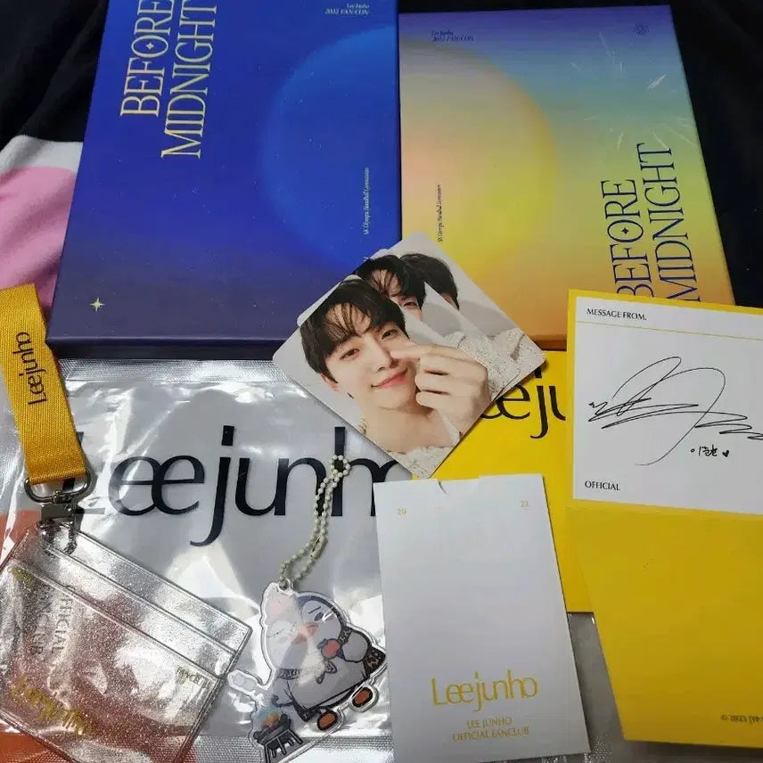 [BUNJANG] Lee Junho "Before Midnight" Album Photocard &amp; Keychain Set / 이준호 팬클럽 포토카드  비포 미드나잇 앨범 포토카드 키링 세트