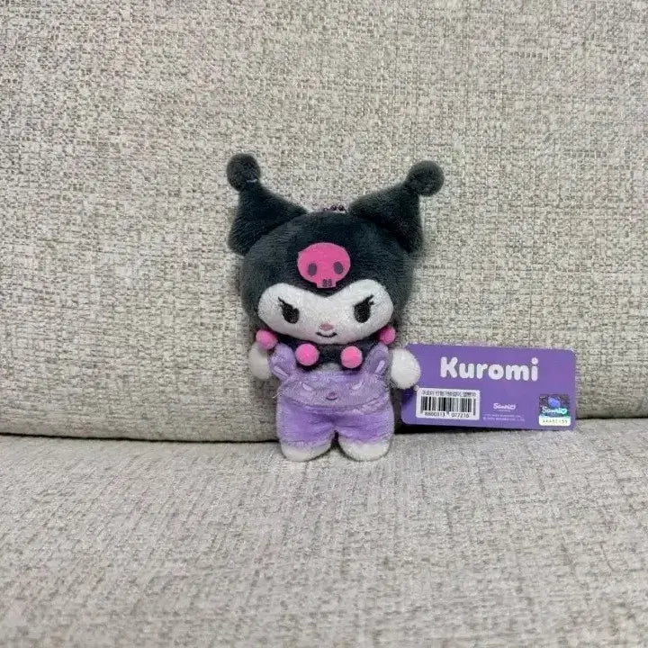 [BUNJANG] Sanrio Kuromi Ball Puffy 13cm Keyring Plush / 정품 산리오 쿠로미 볼빵빵 13cm 키링인형