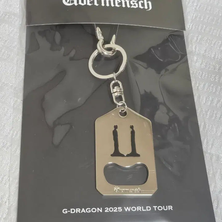 [BUNJANG] G-Dragon 2025 World Tour Ubermensch Metal Keyring / 지드래곤 2025 월드투어 위버맨쉬 Ubermensch 메탈 키링