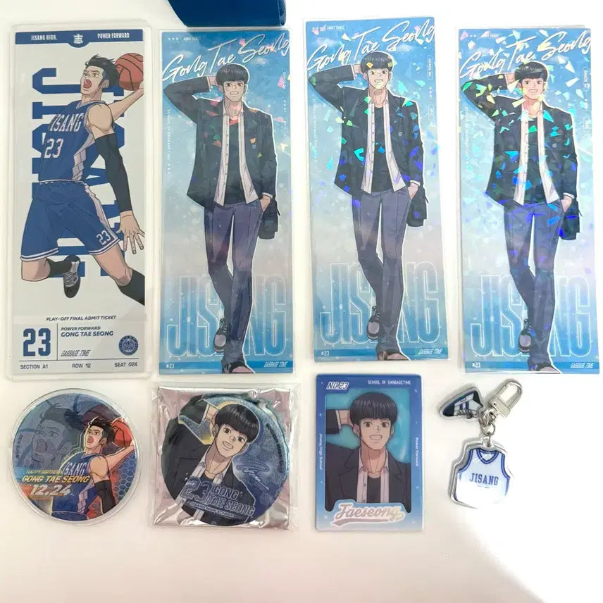[BUNJANG] Garbage Time Gong Taeseong Player Ticket Can Badge, Uniform Keyring, Photocard / 가비지타임 공태성 선수티켓 캔뱃지 유니폼키링 포토카드