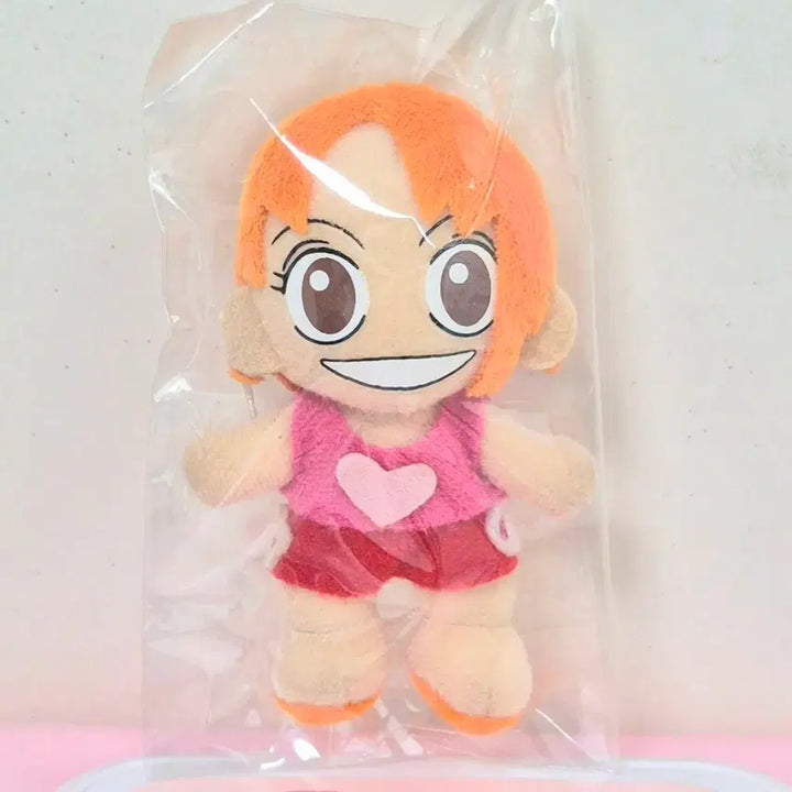 [BUNJANG] Vintage One Piece Nami Plush Keychain / 고전 빈티지 원피스 캐릭터 나미 인형 키링
