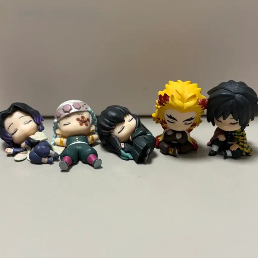 [BUNJANG] Demon Slayer: Kimetsu no Yaiba Nemurase-tai Vol. 2 Figure Bundle Set / 귀멸의칼날 네무라세타이 2탄 일괄판매