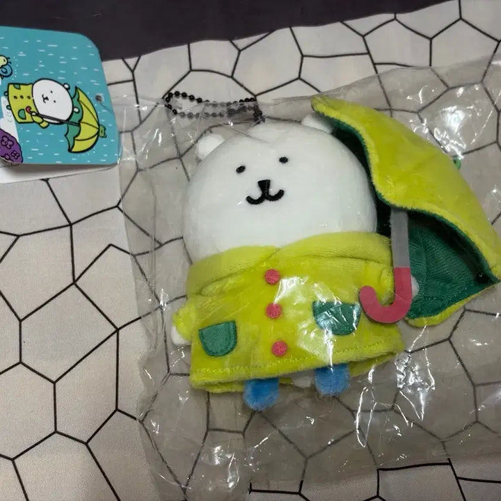 [BUNJANG] Jong-Am-Gom Raincoat Bear Umbrella Bear Mascot Keychain (Sealed) / 미개봉 정품 농담곰 우비곰 우산곰 마스코트 키링