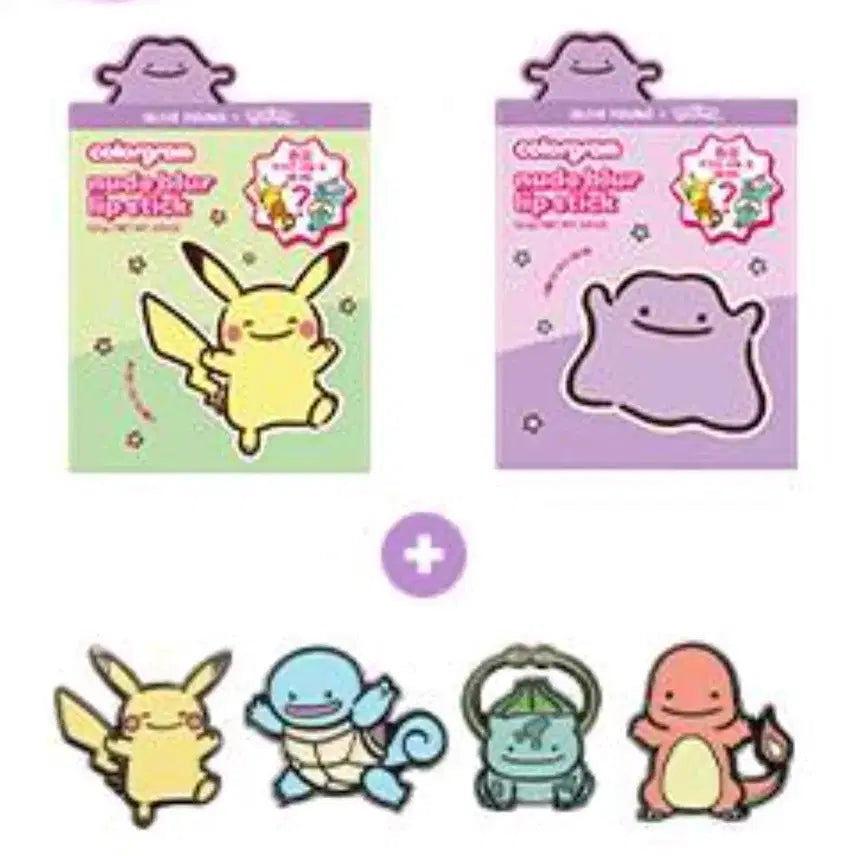 [BUNJANG] Colorgram Pokemon Metal Charm Badge Bundle Set / [개별구매 가능]컬러그램 포켓몬 메탈 참 뱃지 일괄