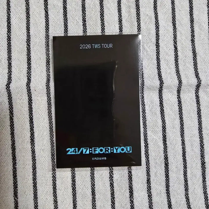 [BUNJANG] TWS 24/7:FOR:YOU Tour Windbreaker Photocard Kyungmin / 24/7:FOR:YOU 투어스 바막 포카 경민