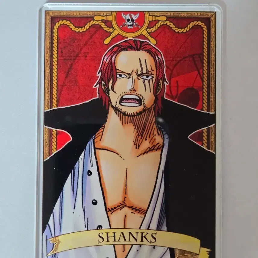 [BUNJANG] One Piece Shanks Acrylic Status Card / 원피스 샹크스 아크릴 스테이터스 카드