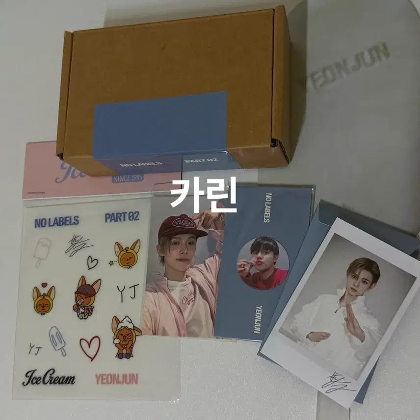 [BUNJANG] TXT Yeonjun Inkigayo Custom Keycap Hwanchun Tattoo Sticker Photocard Polaroids Bundle Set / 투바투 연준 인기가요 역조공 키캡 황춘 타투스티커 포카 폴라 일괄