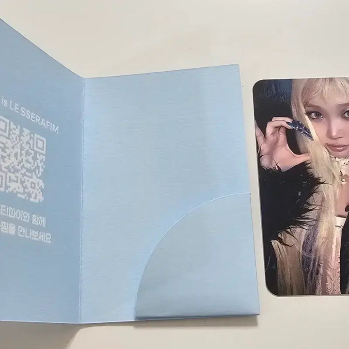 [BUNJANG] LE SSERAFIM Kim Chaewon Spotify Photocard / 스포티파이 르세라핌 역조공 포카 김채원