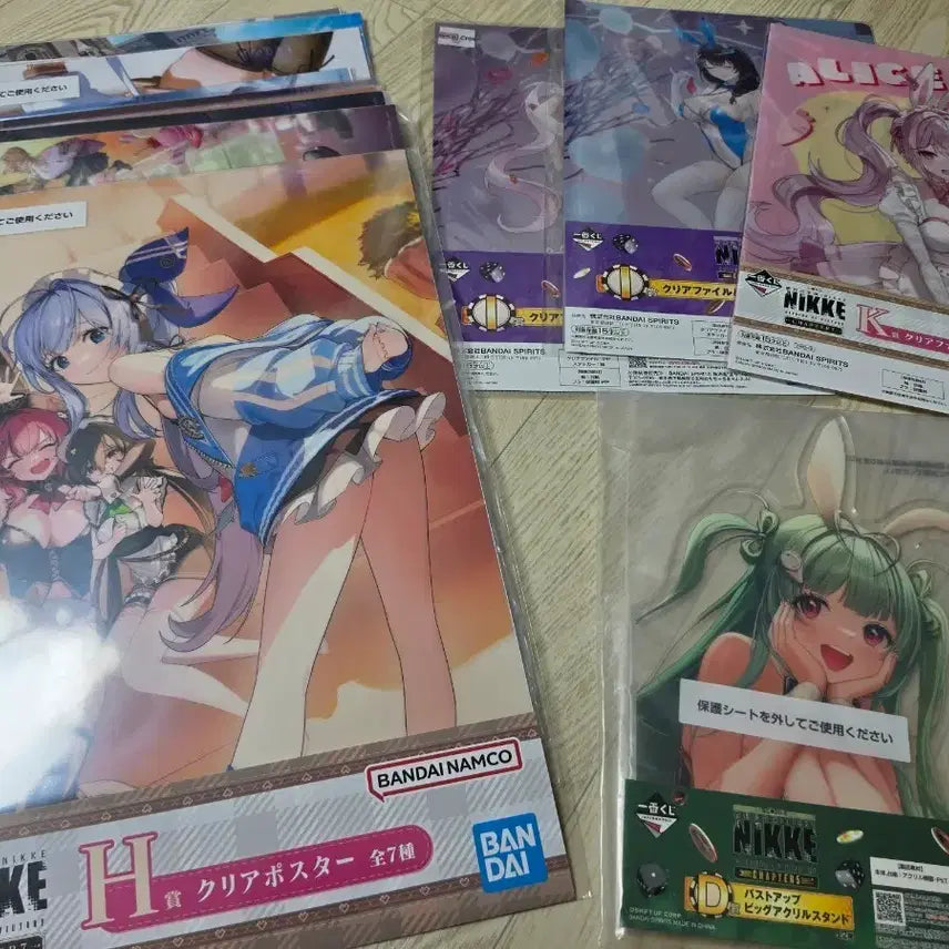 [BUNJANG] Goddess of Victory: NIKKE Clear Poster &amp; Big Acrylic Stand Set / 승리의 여신 니케 클리어 포스터 &amp; 빅 아크릴 스탠드 세트