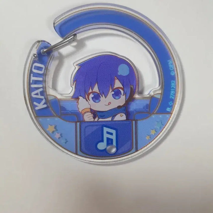 [BUNJANG] Vocaloid Kaito Acrylic Gacha Charm Keychain / 보컬로이드 카이토 아크릴 가챠 참 키링 kaito 보카로 프세카