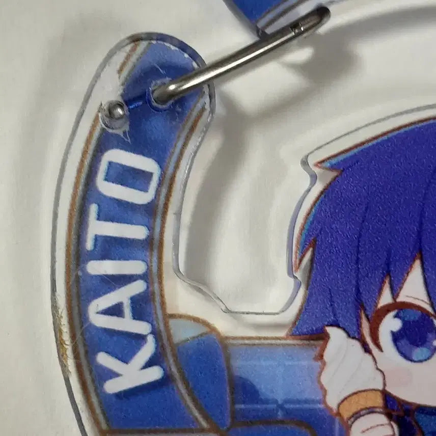 [BUNJANG] Vocaloid Kaito Acrylic Gacha Charm Keychain / 보컬로이드 카이토 아크릴 가챠 참 키링 kaito 보카로 프세카 카라비너