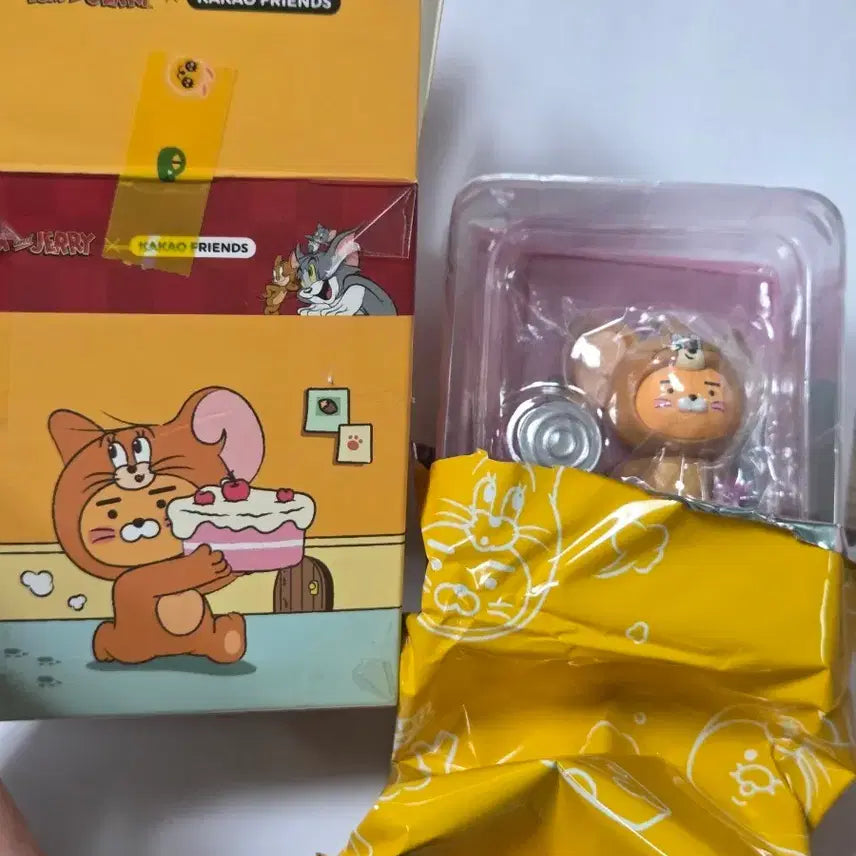 [BUNJANG] Tom &amp; Jerry x Kakao Friends Ryan Figure (Simply Unsealed) / 제리 라이언 피규어 단순개봉