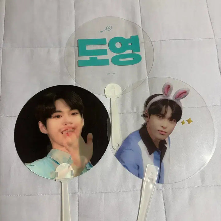 [BUNJANG] NCT 127 Doyoung Shotaro Uchiwa Bundle Set / 엔시티 127 도영 부채 우치와 샷어럽 굿즈