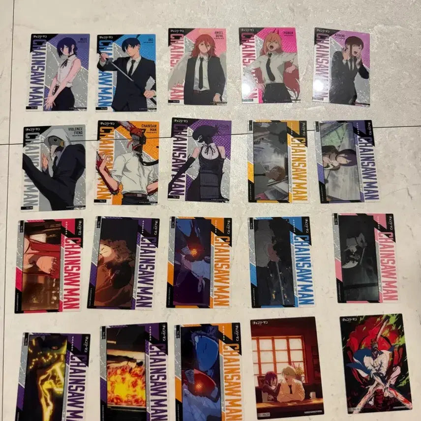 [BUNJANG] Chainsaw Man Clear Card Bundle Set / 체인소맨 클리어카드 일괄
