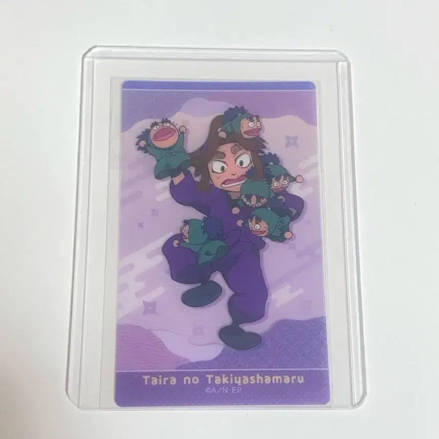 [BUNJANG] Nintama Rantarou Taira no Takiyashamaru Clear Photocard / [닌타마] 타키야(타이라노) 클리어포토카드 닌자보이 란타로