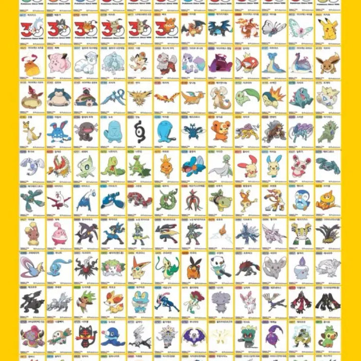 [BUNJANG] Pokemon New Season 5 150 Types Stickers / 포켓몬 2026 NEW 시즌5 띠부씰 150종