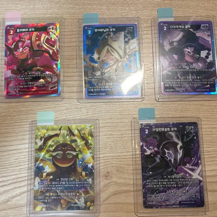 [BUNJANG] Cookie Kingdom 11th Series Millennium Tree, Pure Vanilla, Hollyberry, Dark Cacao, Silent Salt Cards / 쿠킹덤 11탄 카드 천년나무 퓨바 홀리베리 다크카카오 사일런트솔트
