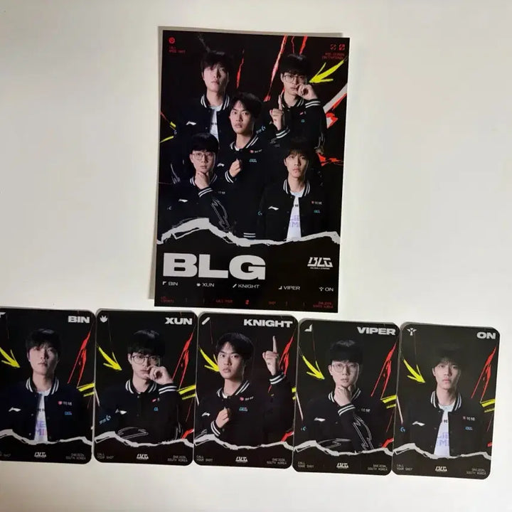 [BUNJANG] BLG MSI Photocard + Team Postcard / BLG msi포토카드 + 팀엽서
