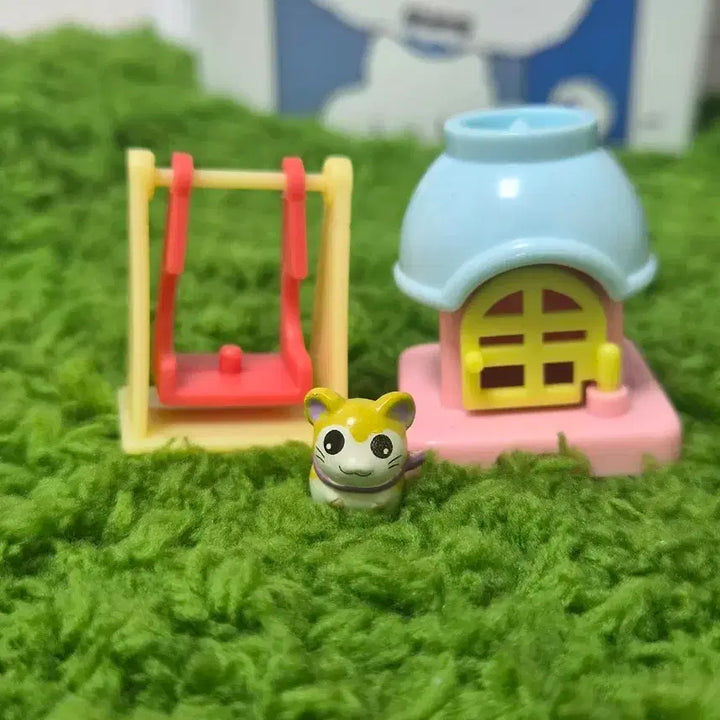 [BUNJANG] Vintage Hamtaro Figure House Set / 고전 햄토리 피규어 하우스 세트