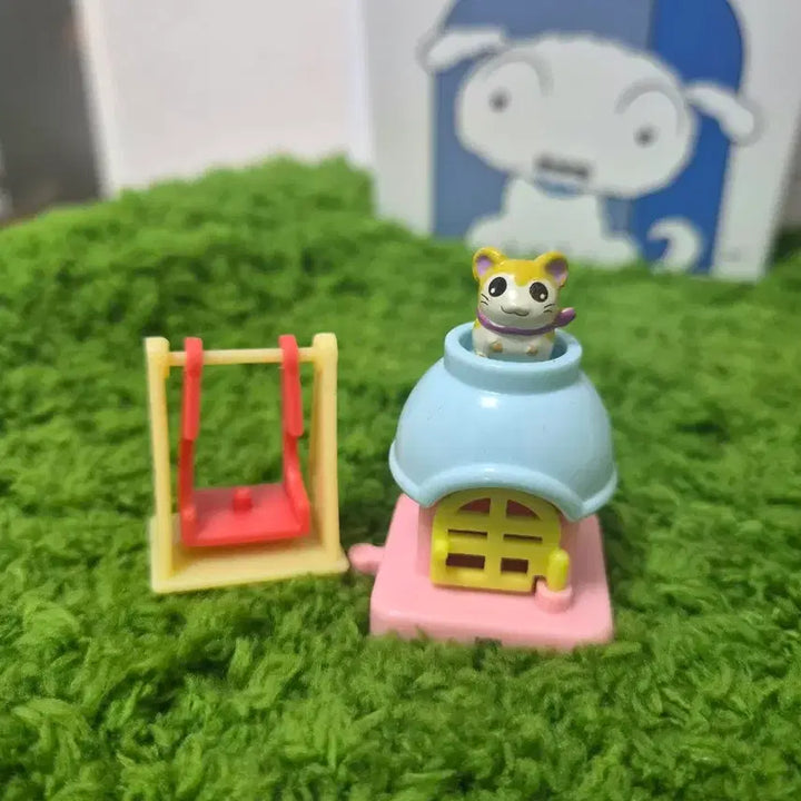 [BUNJANG] Vintage Hamtaro Figure House Set / 고전 햄토리 피규어 하우스 세트
