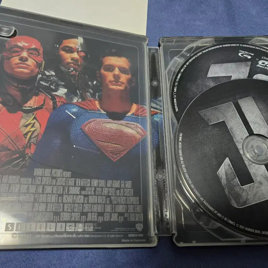 [BUNJANG] Justice League Steelbook Blu-ray 2D + 3D / 블루레이 저스티스 리그 스틸북 2D, 3D