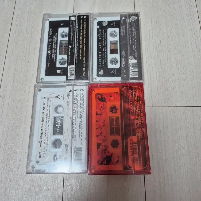 [BUNJANG] Yoo Jae-ha &amp; Seo Taiji Cassette Tape 4-Set (Sealed) / 미개봉 유재하, 서태지 카세트 테이프 4개 세트