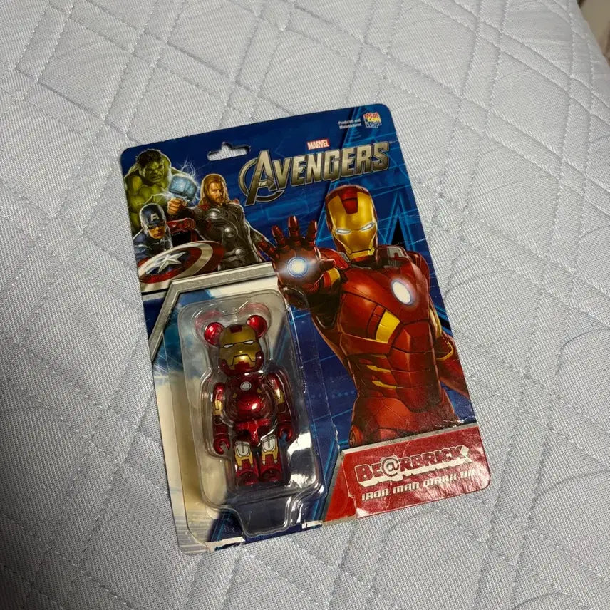 [BUNJANG] Avengers Iron Man Be@rbrick 100% Set / 어벤져스 아이언맨 베어브릭 100%