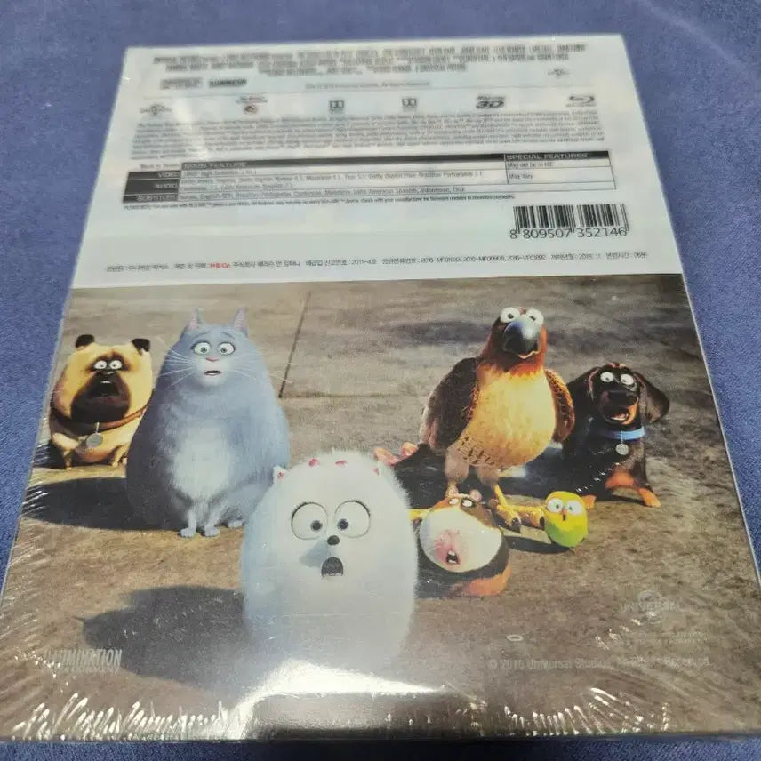 [BUNJANG] The Secret Life of Pets Blu-ray (Sealed) / 블루레이 마이펫의 이중생활 미개봉