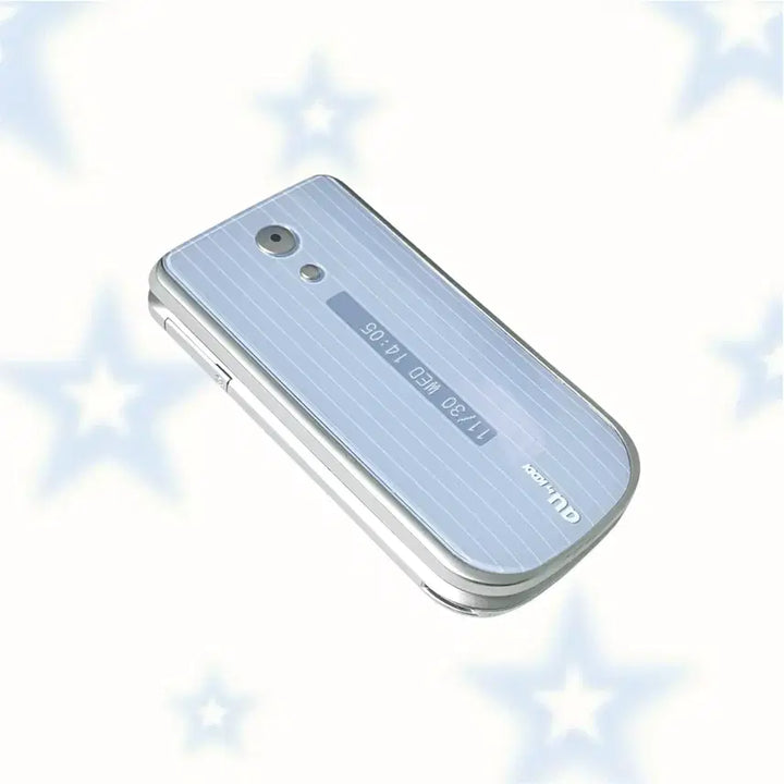 [BUNJANG] Y2K Mock-up Phone - Light Blue Foldable Phone (Docomo) / 고전 일본 y2k 목업폰 모형폰 폴더폰 핸드폰 휴대폰 도코모 레트로