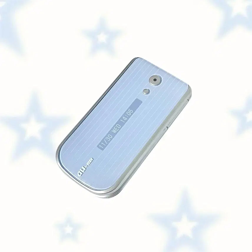[BUNJANG] Y2K Mock-up Phone - Light Blue Foldable Phone (Docomo) / 고전 일본 y2k 목업폰 모형폰 폴더폰 핸드폰 휴대폰 도코모 레트로