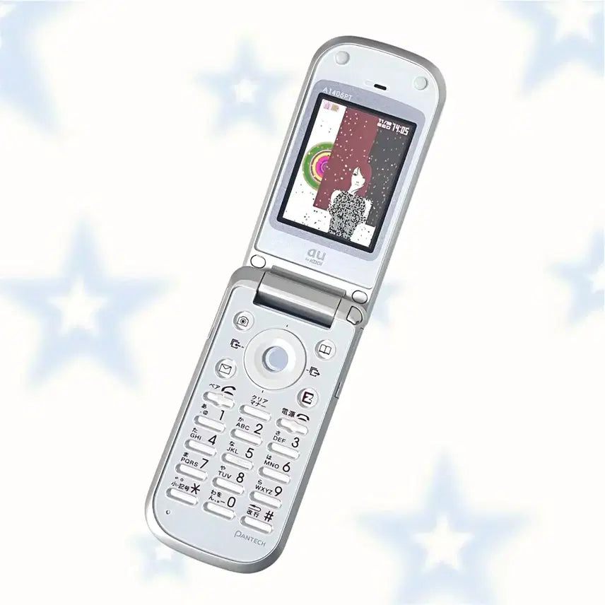 [BUNJANG] Y2K Mock-up Phone - Light Blue Foldable Phone (Docomo) / 고전 일본 y2k 목업폰 모형폰 폴더폰 핸드폰 휴대폰 도코모 레트로