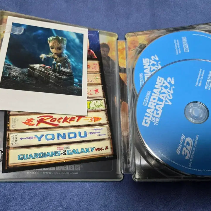 [BUNJANG] Guardians of the Galaxy Vol. 2 Blu-ray Steelbook / 블루레이 가디언즈 오브 갤럭시 2 스틸북