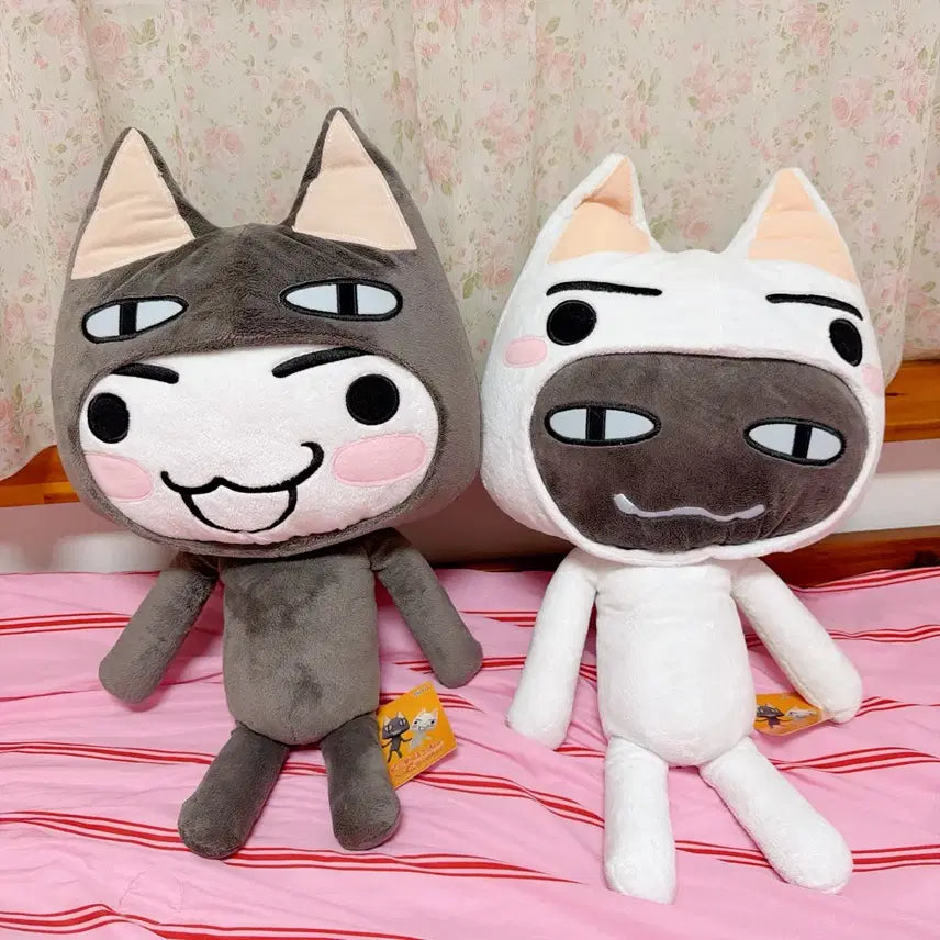 [BUNJANG] Dokodemo Issyo Toro Kuro Costume Large Plush / [일괄] 도코데모잇쇼 토로 쿠로 코스튬 대형 인형