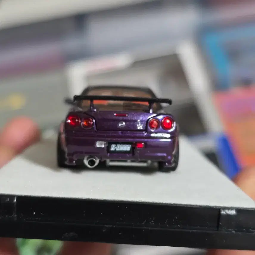 [BUNJANG] PGM 1:64 Skyline R34 GTR Die-cast Model / PGM 1:64 스카이라인 R34 퍼를(미니지티,이노,핫휠)