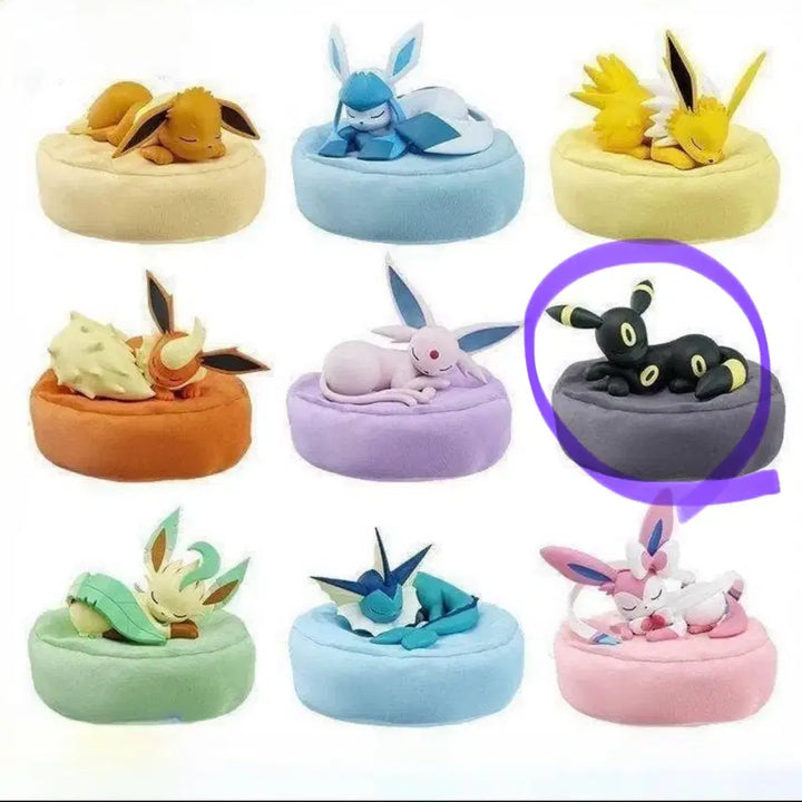 [BUNJANG] Pokemon Umbreon Sleeping Series Figure / 포켓몬 블래키 피규어 수면 잠자는 시리즈