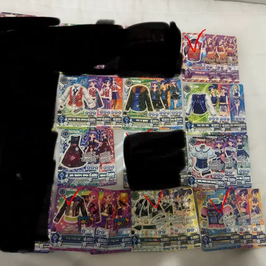 [BUNJANG] Aikatsu! Trading Cards / (뒷장 있음.) 아이엠스타 아이카츠 무인편 카드 아이프리 카드로 교환