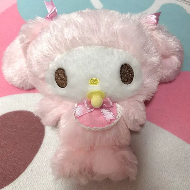 [BUNJANG] Sanrio My Melody "Fuwa Fuwa" Baby Doll (Vintage) / 후와쿠타 베이비 마이멜로디 인형 산리오 고전