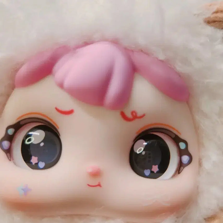 [BUNJANG] Baomei Moktak Doll White Ppogeul / 바오메이 목탁인형 화이트뽀글이