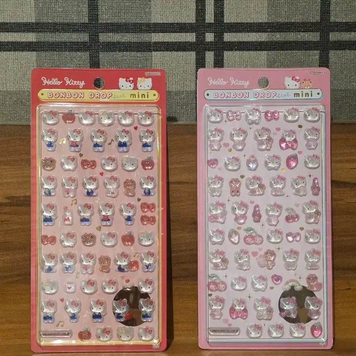 [BUNJANG] Hello Kitty Bonbon Drop 3D Sticker Mini Deco Sticker / 헬로키티 봉봉드롭 입체 스티커 씰 미니 데코스티커 다꾸 키티 굿즈