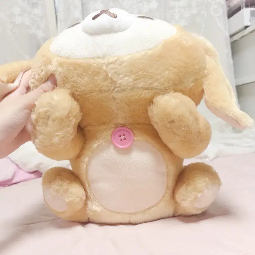 [BUNJANG] Robber Rabbit Cory Rilakkuma Large Plush Doll / 희귀매물) 당신의 작은 가족 롭이어 토끼 코리락쿠마 대형 인형