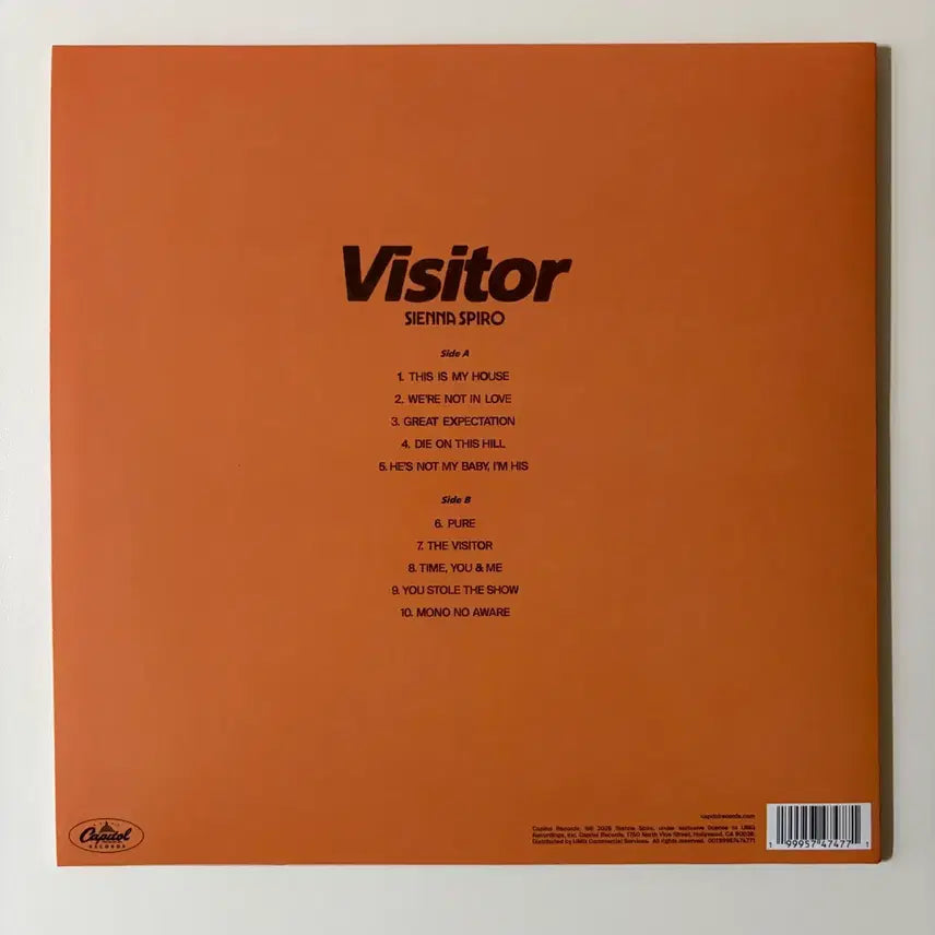 [BUNJANG] Sienna Spiro Visitor Colored LP / 시에나 스파이로(sienna spiro) Visitor 컬러 LP