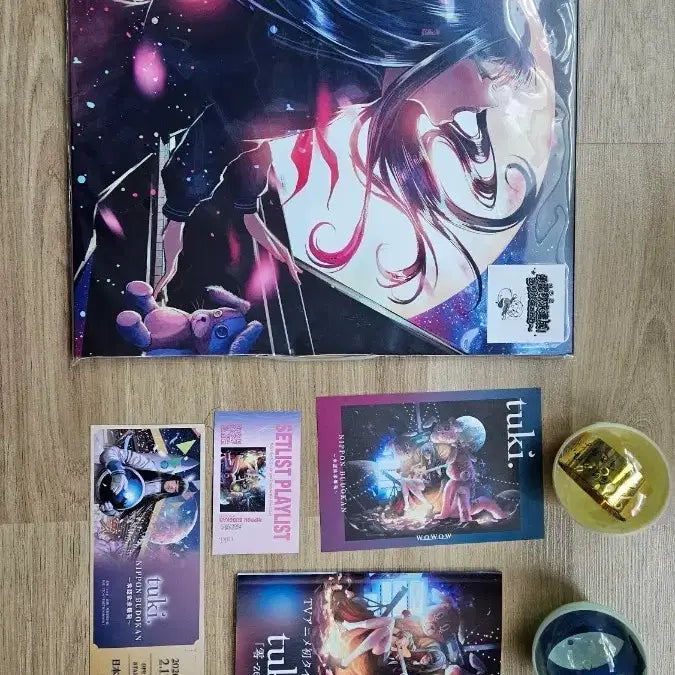 [BUNJANG] Tuki LP Bundle Set with Budokan Lucky Draw and 2 Gold Tickets / tuki LP + 부도칸 특전풀셋 + 긴테 2종 일괄판매