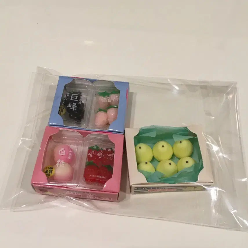[BUNJANG] Squishy Fruit Gacha Set / 최저가)단종 말랑말랑 과일 상자 가챠 일괄