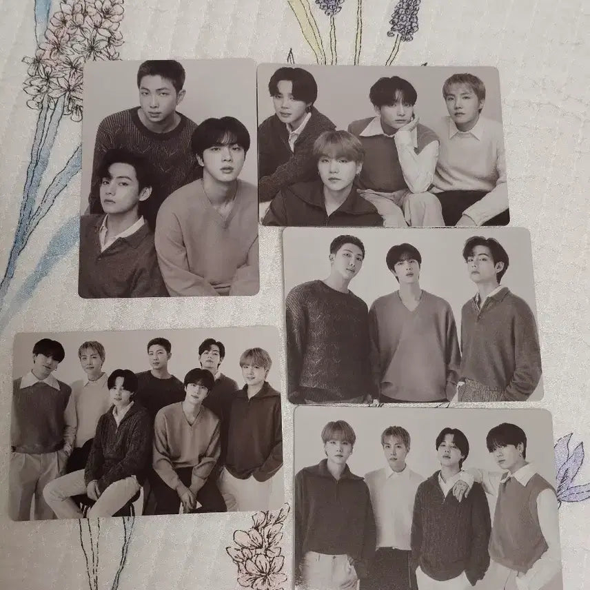 [BUNJANG] BTS (Bangtan Boys) Monochrome Photocard Set / BTS 방탄소년단 단체, 유닛 모노크롬 포카 드볼