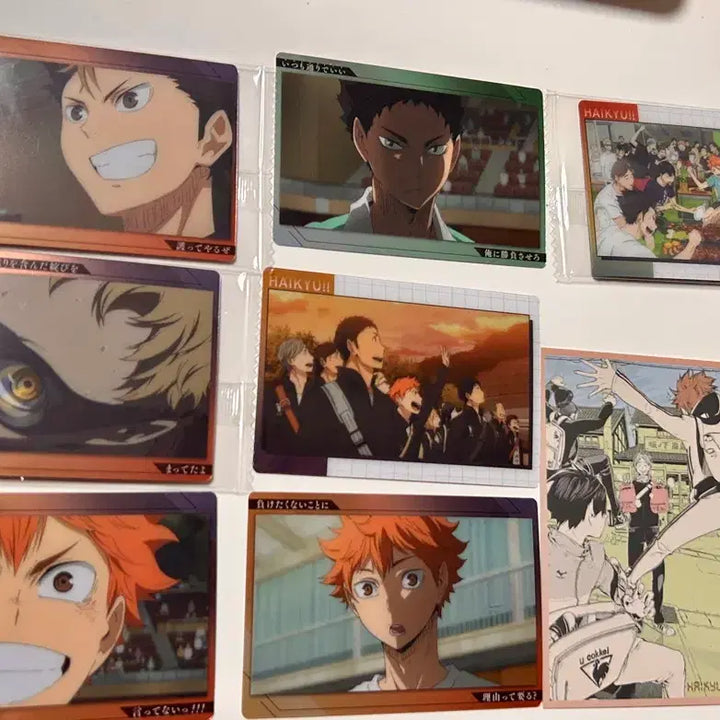 [BUNJANG] Haikyuu!! Karasuno High School Hinata Shoyo &amp; Nishinoya Yuu WeHah Card Set / 하이큐 카라스노 웨하스카드 점프샵카드 히나타 노야