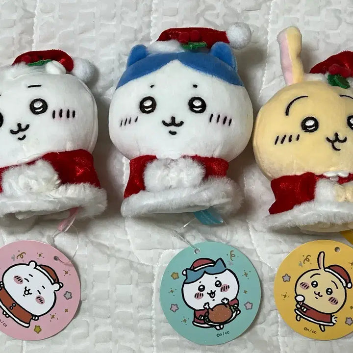 [BUNJANG] Chiikawa Hachiware Usagi Santa Hamunyanbo Bundle Set / 크리스마스 치이카와 하치와레 우사기 산타 햄냥토 일괄